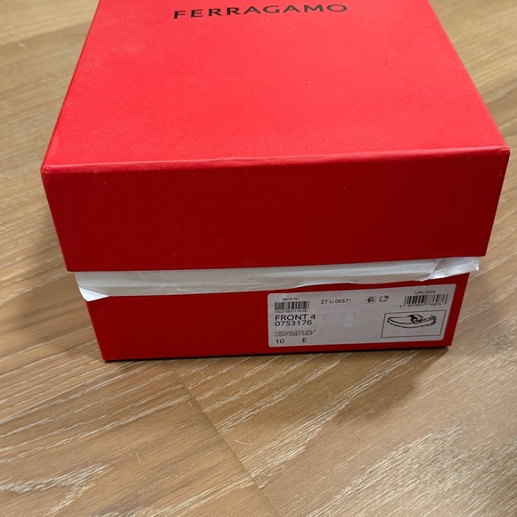 Brand new never worn Salvatore Ferragamo Dark Brown Leather Slip-Ons - Picture 8 of 8